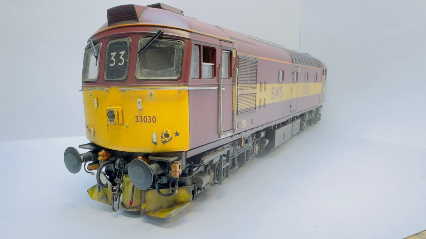 Heljan O gauge EWS class 33: 33030. Detailed and weathered by @MrRailway.com